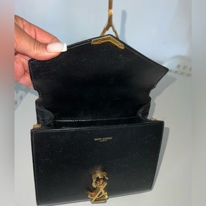 Lightly used Saint Laurent Mini Monogram Cassandra Top Handle Bag.